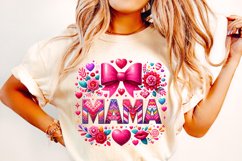 Valentine&#039;s Day Mama PNG, Love Mama PNG, Mom Life, Coquette Product Image 2