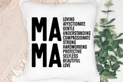 Mama Loving Affectionate Gentle Understanding SVG Design Product Image 5