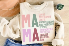 Mama Loving Affectionate Gentle Understanding SVG Design Product Image 4