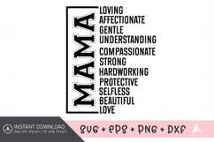 Mama Loving SVG, Mom Quote SVG Product Image 1