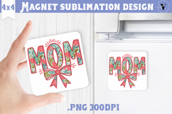 Square Magnet | Mothers Day | Flowers, Mom Product Image 1