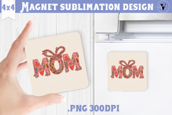 Square Magnet | Mothers Day | Flowers, Mom Product Image 1