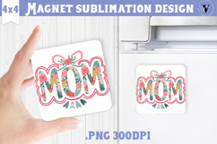 Square Magnet | Mothers Day | Flowers, Mom Product Image 1