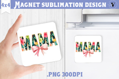 Square Magnet | Mothers Day | Flowers, Mom Product Image 1