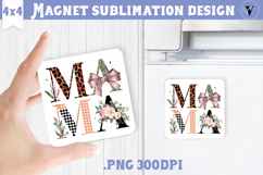 Square Magnet | Mothers Day | Flowers, Mom Product Image 1