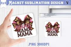 Square Magnet | Mothers Day | Flowers, Mom Product Image 1