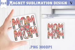 Square Magnet | Mothers Day | Flowers, Mom Product Image 1