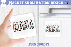 Square Magnet | Mothers Day | Flowers, Mom Product Image 1