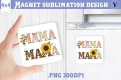Square Magnet | Mothers Day | Flowers, Mom Product Image 1