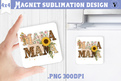 Square Magnet | Mothers Day | Flowers, Mom Product Image 1