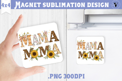 Square Magnet | Mothers Day | Flowers, Mom Product Image 1