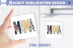 Square Magnet | Mothers Day | Flowers, Mom Product Image 1