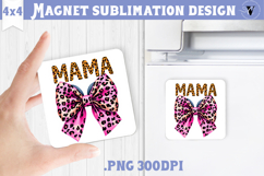 Square Magnet | Mothers Day | Flowers, Mom Product Image 1