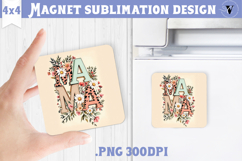 Square Magnet | Mothers Day | Flowers, Mom Product Image 1