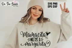 Mamacita Needs A Margarita SVG PNG Cutting Sublimation Cinco