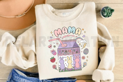 Mama Mini Matching Easter Sublimation PNG Product Image 2