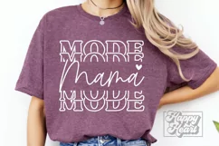 Mama Mode SVG - Mom Life Design - Trendy Mothers Day PNG Product Image 4