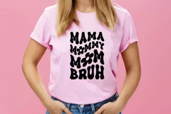 mama mommy bruh mothers day png svg vectors with transparent background high resolution for cricut silhouette and sublimation machine