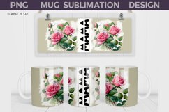 Mothers Day Mug Wrap | Mama Mug Sublimation Product Image 5