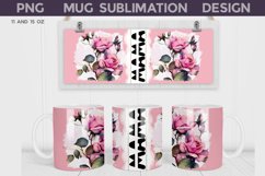 Mothers Day Mug Wrap | Mama Mug Sublimation Product Image 6