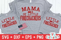 Fourth of July SVG | Mama of a Little Firecracker | Shirt Product Image 2