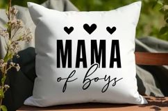 Mama Of Boys SVG - Boy Mom Shirt Design, Mothers Day Gift Product Image 2
