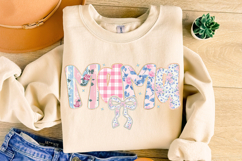 Preppy Mama Png, Floral Mama PNG, Mom PNG, Boho Mama PNG Product Image 1