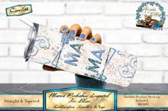 This is a mama peekaboo leopard ice sublimation tumbler design for a 20oz skinny tumbler, this is a Mothers Day themed design.