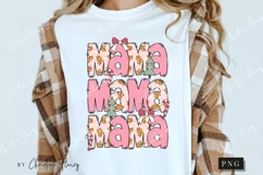 Pink Christmas Mama PNG | Christmas PNG Product Image 3