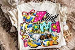 Volleyball Mama PNG Sublimation, Game Day PNG, Sports Mom Product Image 1