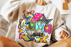 Volleyball Mama PNG Sublimation, Game Day PNG, Sports Mom Product Image 4