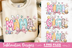 Mama Mimi Nana Gigi Easter 4 PNG Sublimation Product Image 6