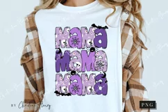 Purple Halloween Mama PNG | Halloween PNG Product Image 3