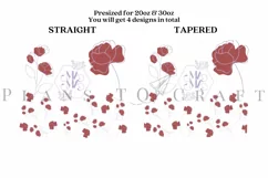 mama rose floral mothers day skinny tumbler sublimation design for 20oz and 30oz skinny tumbler sublimation wrap