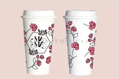 mama rose floral mothers day starbucks 16oz hot cup wrap svg presized template for tumbler grande suitable for cricut and silhouette