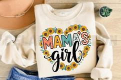 Mamas Girl Sublimation PNG Product Image 3