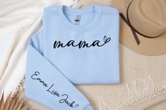Mama Sleeve SVG, Positive Vibes SVG Product Image 2