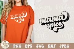 Mama Spice SVG PNG, Pumpkin Spice Svg, Pumpkin Spice Png Product Image 1
