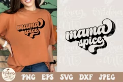 Mama Spice SVG PNG, Pumpkin Spice Svg, Pumpkin Spice Png Product Image 2