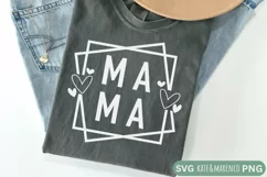 Mama SVG | Mom SVG | Mother's Day SVG | Mom Sublimation Product Image 1