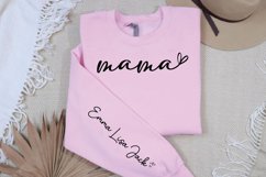 Mama Sleeve SVG, Positive Vibes SVG Product Image 3