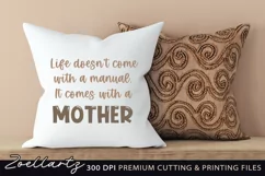Mother's Day SVG Mom Mama T-shirt Tote Bag Pillow Mug Design Product Image 2