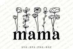 Mama SVG Design, Mother&#039;s Day T-shirt Design Product Image 1