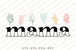 Mama SVG Design PNG Sublimation Product Image 1