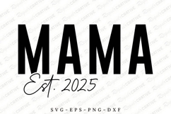 Mama SVG Design, Mother&#039;s Day SVG Design Product Image 1