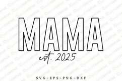 Mama SVG Design, Mother&#039;s Day SVG Design Product Image 1