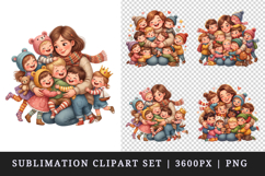 Mama clipart printable sublimation design png Product Image 1