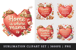 Mama clipart printable sublimation design png Product Image 1