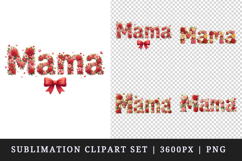 Mama clipart printable sublimation design png Product Image 1