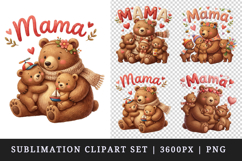 Mama clipart printable sublimation design png Product Image 1